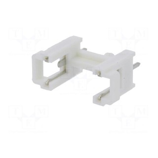 Fuse holder | cylindrical fuses | THT | 5x20mm | -30÷85°C | 6.3A | white