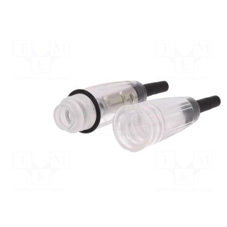 Fuse holder | cylindrical fuses | 6,3x32mm | Mounting: on cable