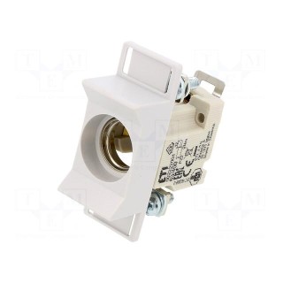 Fuse base | D02 | Mounting: for DIN rail mounting | 63A | 400VAC