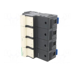 Fuse base | for DIN rail mounting | Poles: 3+N