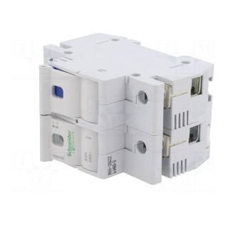 Fuse disconnector | D02 | for DIN rail mounting | 63A | Poles: 1+N