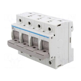 Fuse disconnector | D02 | for DIN rail mounting | 63A | 400V | Poles: 4