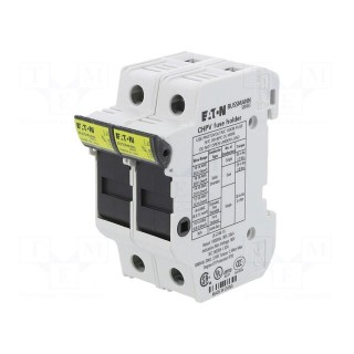 Fuse holder | 10.3x38mm | for DIN rail mounting | 30A | Poles: 2 | IP20