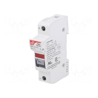 Fuse holder | cylindrical fuses | 10,3x38mm | Mounting: DIN | 32A