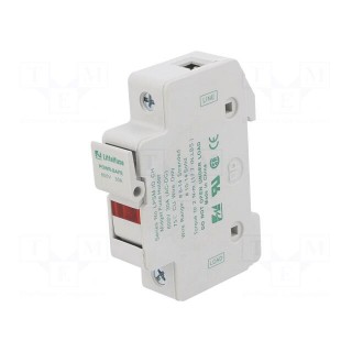 Fuse holder | cylindrical fuses | 10x38mm | for DIN rail mounting