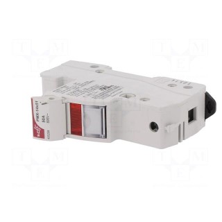 Fuse holder | cylindrical fuses | 14x51mm | Mounting: DIN | 50A | IP20