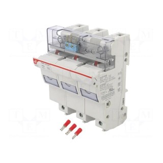 Fuse holder | cylindrical fuses | 22x58mm | for DIN rail mounting