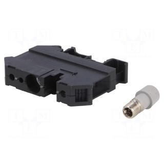 Fuse holder | cylindrical fuses | 5x20mm | for DIN rail mounting