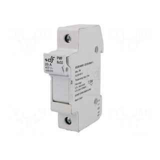 Fuse holder | cylindrical fuses | 8x31mm | Mounting: DIN | 25A | 400VAC