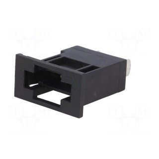 Fuse acces: fuse holder | fuse: 19mm | 20A | push-in | Body: black | 32V