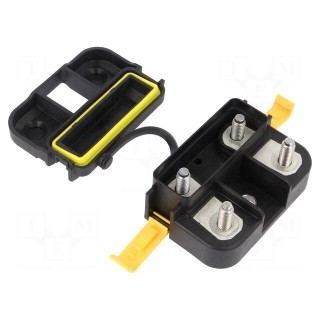 Fuse acces: fuse holder with cover