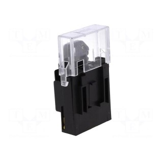 Fuse holder with cover | 29mm | 80A | screw,push-in | Leads: terminal