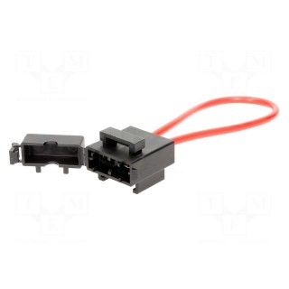 Fuse acces: fuse holder | fuse: 19mm | 20A | on cable | Leads: 2 leads
