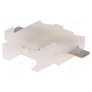 Fuse holder | 19mm | 21A | Leads: connectors 6,3mm | ways: 1 | -40÷125°C
