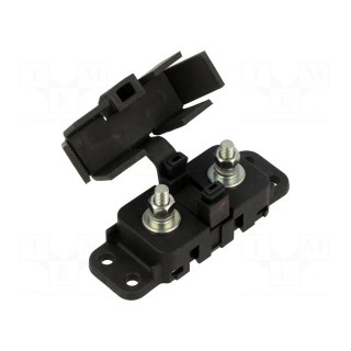 Fuse holder | 200A | M4 screw | Leads: solder lugs M5 | UL94V-0 | 32V