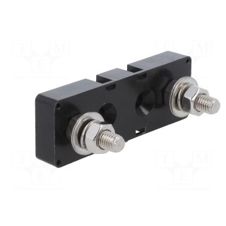Fuse holder | 80.6x22.1x8.3mm | 200A | screw | Leads: M8 screws
