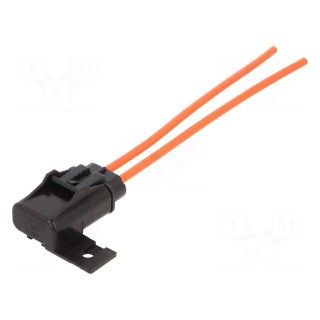 Fuse holder | 19mm | 30A | Leads: cables | 32V