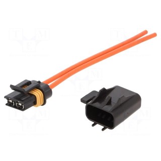 Fuse holder | 19mm | 30A | Leads: cables | 32V