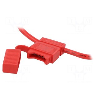 Fuse holder | 19mm | 40A | Leads: cables | -40÷85°C | 58V