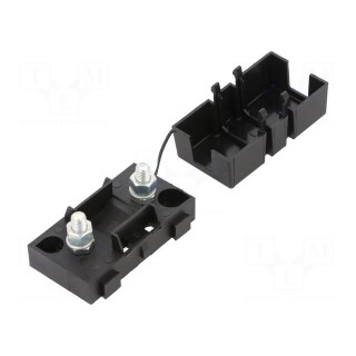 Fuse acces: fuse holder | fuse: 40mm | 200A | on cable | Colour: black