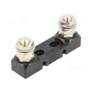 Fuse holder | 425A | M4 screw | Leads: solder lugs M10 | 80V
