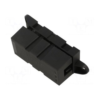 Fuse holder | 500A | M8 screw | Leads: solder lugs M8 | UL94V-2 | 70V