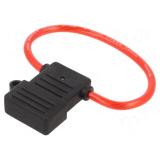 Fuse holder | 29.7mm | 80A | Leads: cables | 80V