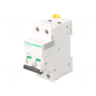 Circuit breaker | 230/400VAC | 100÷144VDC | Inom: 6A | Poles: 2 | 15kA