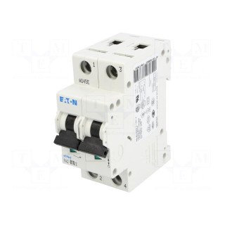 Circuit breaker | 230/400VAC | Inom: 10A | Poles: 2 | DIN | Charact: B