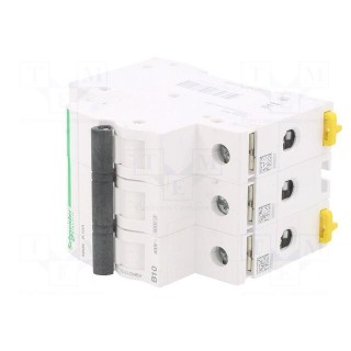 Circuit breaker | 230/400VAC | Inom: 10A | Poles: 3 | Charact: B | 6kA