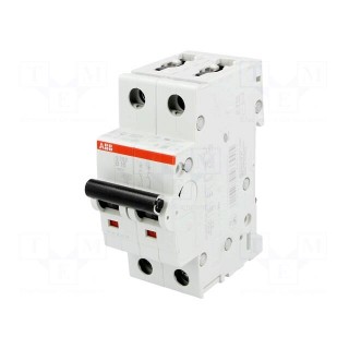 Circuit breaker | 230/400VAC | Inom: 16A | Poles: 2 | Charact: B | 6kA