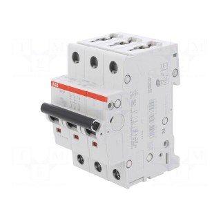 Circuit breaker | 230/400VAC | Inom: 1A | Poles: 3 | Charact: C | 6kA