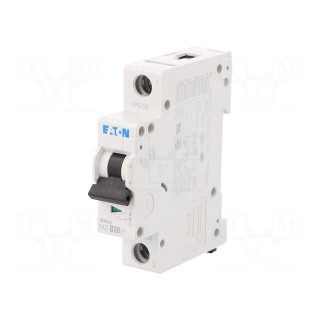 Circuit breaker | 230/400VAC | Inom: 20A | Poles: 1 | DIN | Charact: B