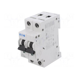 Circuit breaker | 230/400VAC | Inom: 20A | Poles: 2 | Charact: C | 15kA