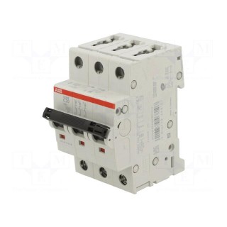 Circuit breaker | 230/400VAC | Inom: 20A | Poles: 3 | Charact: C | 6kA