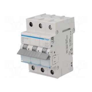 Circuit breaker | 230/400VAC | Inom: 20A | Poles: 3 | Charact: B | 6kA