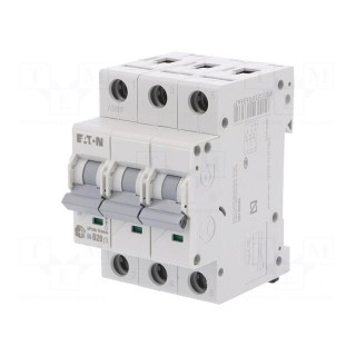 Circuit breaker | 230/400VAC | Inom: 20A | Poles: 3 | DIN | Charact: B