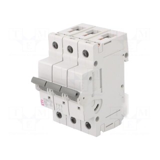 Circuit breaker | 230/400VAC | Inom: 20A | Poles: 3 | Charact: B | 10kA