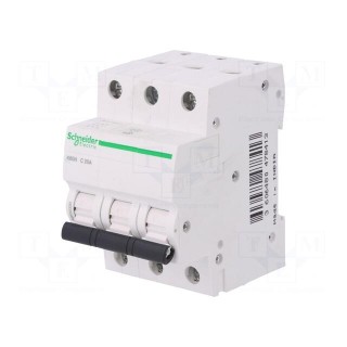 Circuit breaker | 230/400VAC | Inom: 20A | Poles: 3 | Charact: C | 6kA