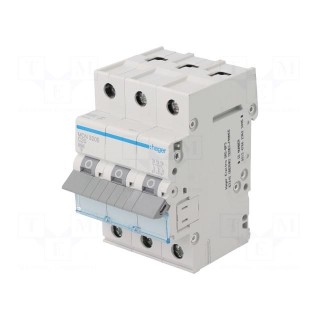 Circuit breaker | 230/400VAC | Inom: 20A | Poles: 3 | Charact: C | 6kA