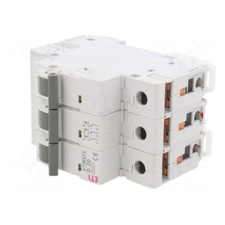 Circuit breaker | 230/400VAC | Inom: 20A | Poles: 3 | Charact: D | 6kA