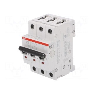 Circuit breaker | 230/400VAC | Inom: 20A | Poles: 3 | Charact: D | 10kA