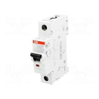 Circuit breaker | 230/400VAC | Inom: 25A | Poles: 1 | Charact: B | 10kA