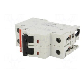 Circuit breaker | 230/400VAC | Inom: 2A | Poles: 2 | Charact: C | 6kA