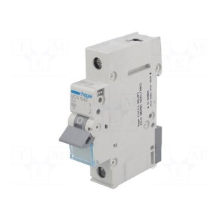 Circuit breaker | 400VAC | Inom: 4A | Poles: 1 | DIN | Charact: C | 6kA