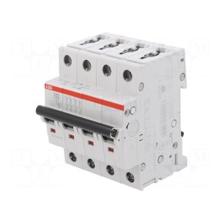 Circuit breaker | 230/400VAC | Inom: 63A | Poles: 4 | Charact: C | 6kA