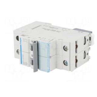 Circuit breaker | 400VAC | Inom: 6A | Poles: 2 | DIN | Charact: B | 6kA