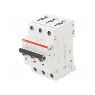 Circuit breaker | 230/400VAC | Inom: 6A | Poles: 3 | Charact: K | 6kA