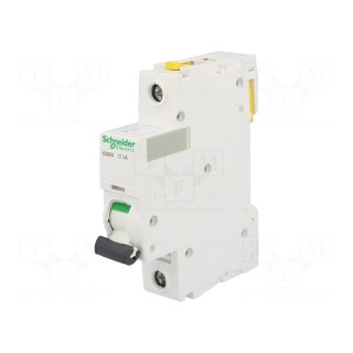 Circuit breaker | 230VAC | Inom: 1A | Poles: 1 | DIN | Charact: C | 6kA