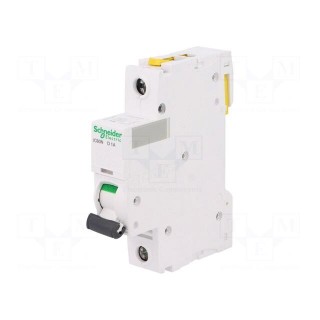 Circuit breaker | 230VAC | Inom: 1A | Poles: 1 | DIN | Charact: D | 6kA